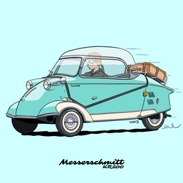 Messerschmitt KR200 illustration